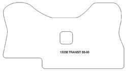 Fußmatten MDM Top für Transit 1988-2000