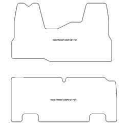 Fußmatten MDM Top für Transit 6/7 Sitze 2007-2013