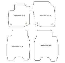 Fußmatten MDM Top für Civic IX 03.2012-03.2017