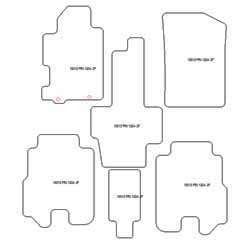 Fußmatten MDM Top für FR-V 2004-2010