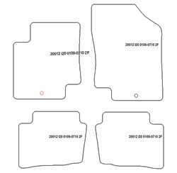 Fußmatten MDM Top für i20 01.2009-07.2010