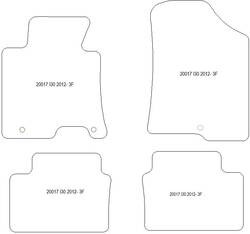 Fußmatten MDM Top für i30 CW 07.2012-07.2017