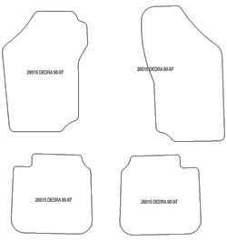 Fußmatten MDM Top für Dedra 1990-1997