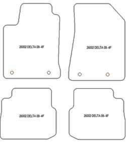 Fußmatten MDM Top für Delta III 2008-2014
