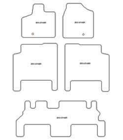 Fußmatten MDM Top für Voyager 11.2011-2015