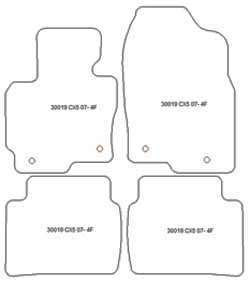 Fußmatten MDM Top für CX-5 2012-06.2017