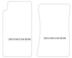 Fußmatten MDM Top für MX-5 (NA) 1990-1998