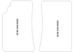 Fußmatten MDM Top für MX-5 (NB) 1999-10.2005