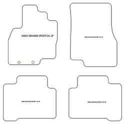 Fußmatten MDM Top für Grandis 5 Sitze 2004-2011