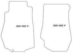 Fußmatten MDM Top für 350Z 2002-2009