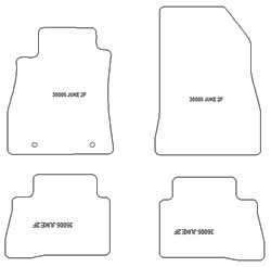 Fußmatten MDM Top für Juke I 2010-08.2019