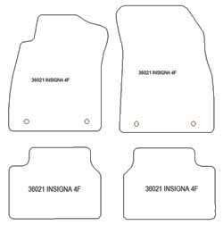 Fußmatten MDM Top für Insignia A 2008-06.2017