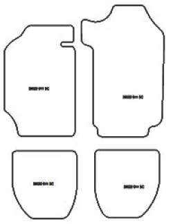 Fussmatten Porsche 911 sc