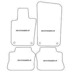 Fußmatten MDM Top für Panamera I 05.2009-2016