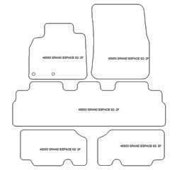 Fußmatten MDM Top für Espace IV 2002-2015