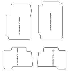 Fußmatten MDM Top für Grand Vitara II 5 Turen 2005-2015