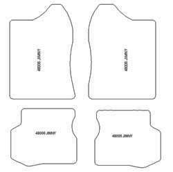 Fußmatten MDM Top für Jimny I 1998-09.2018