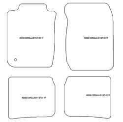 Fußmatten MDM Top für Corolla (E11) 1997-2000