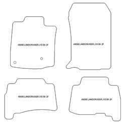 Fußmatten MDM Top für Land Cruiser J150 11.2009-2024
