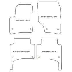 Fußmatten MDM Top für Touareg I 2002-2010