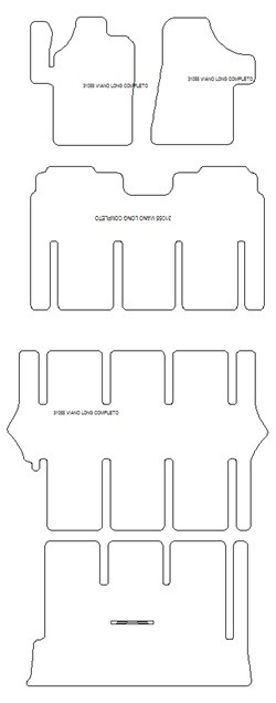 Fußmatten MDM Top für Viano (W639) lang 08.2003-2014