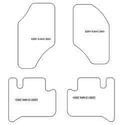 Fußmatten MDM Top für D-Max 2003-2011