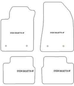 Fußmatten MDM Top für Giulietta 2014-2021