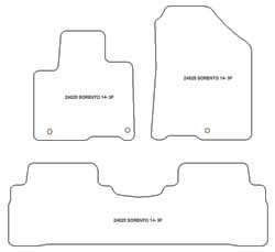 Fußmatten MDM Top für Sorento III 02.2015-07.2020