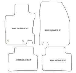 Fußmatten MDM Top für Kadjar 06.2015-2019