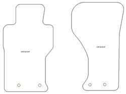 Fußmatten MDM Top für 124 Spider 2016-