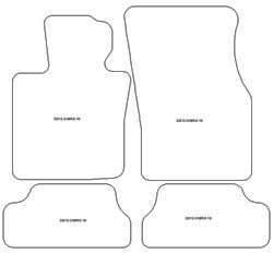 Tappetini auto per Mini Cabrio (F57) 2016-