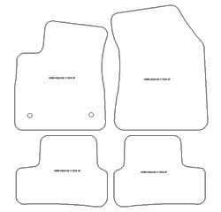 Fußmatten MDM Top für Megane IV Hatchback 01.2016-