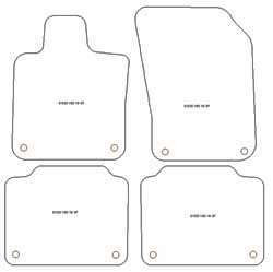 Fußmatten MDM Top für V90 / V90 Cross Country 09.2016-