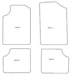 Autoteppiche fuer Citroen Xantia 1993-2001 MDM Top