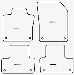 Fußmatten MDM Top für XC60 II (auch T8 plug-in hybrid) 07.2017-