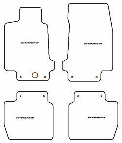 Autoteppiche fuer Maserati Granturismo 2007-2012 MDM Top