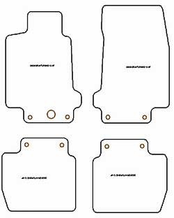 Autoteppiche fuer Maserati GT 2018- MDM Top