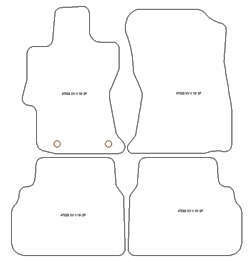 Autoteppiche fuer Subaru XV II (auch e-Boxer) 2018-2024 MDM Top