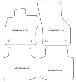 Fußmatten MDM Top für Arteon / Arteon Shooting Brake 2017-