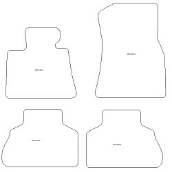 Fußmatten MDM Top für X5 (G05) (auch Plug-in Hybrid) 2019-