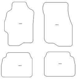 Fußmatten MDM Top für 45 1999-2005