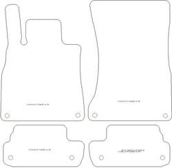 Fußmatten MDM Top für S-Klasse (C217) Coupe 2014-