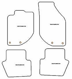 Fußmatten MDM Top für C70 Cabrio 1995-2005