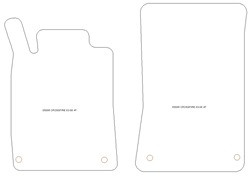 Fußmatten MDM Top für Crossfire 2003-2008
