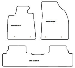 Fußmatten MDM Top für RX 2009-2012