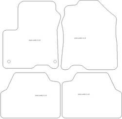 Autoteppiche fuer Kia e-Niro 2019-07.2022 MDM Top