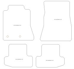 Fußmatten MDM Top für Mustang 2015-