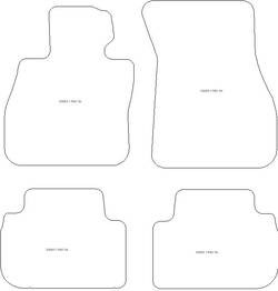 Autoteppiche fuer BMW 1er (F40) Hatchback 2019-2024 MDM Top