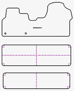 Fußmatten MDM Top für Traveller / e-Traveller (electric) 2018-