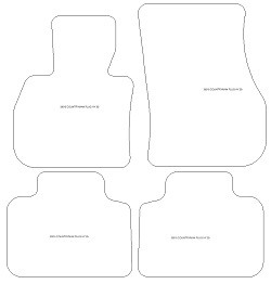 Autoteppiche fuer Mini Countryman (F60) Plug-in Hybrid 2020-10.2023 MDM Top